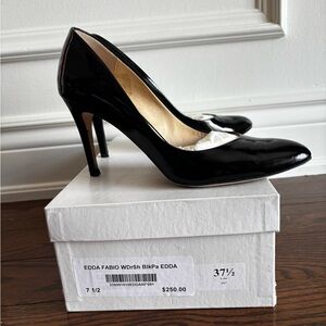 Black Patent Leather Heels